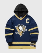 Mitchell & Ness X JUST DON NHL JERSEY HOODIE PITTSBURGH PENGUINS Blue Men