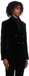 TOM FORD Black Light Velvet Compact Blazer