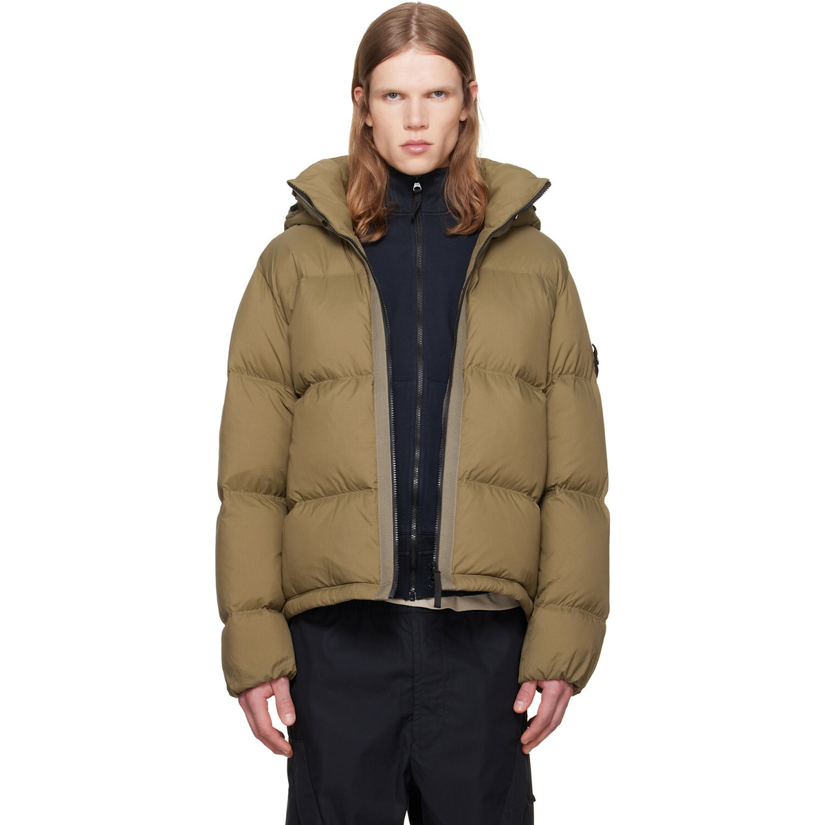 Stone Island Black 410M3 David Light-TC Jacket Stone Island