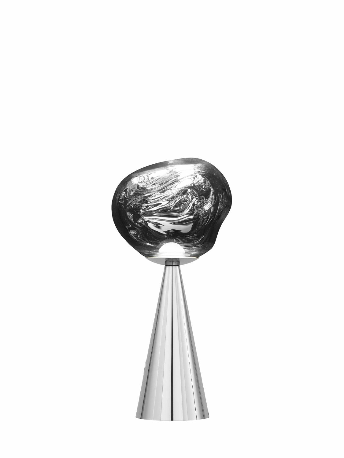 TOM DIXON Melt Portable Silver Led Table Lamp