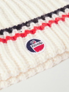 Fusalp - Griaz Logo-Appliquéd Striped Ribbed Merino Wool Beanie