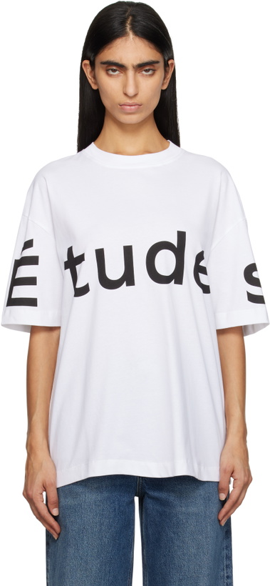 Photo: Études White Big 'Études' Relax T-shirt