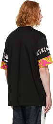 Versace Black Paneled T-Shirt