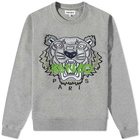 Kenzo Men's Classic Tiger Crew Sweat in Dove Grey