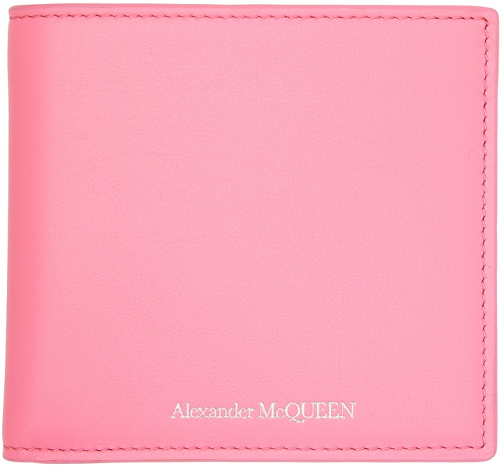 Photo: Alexander McQueen Pink Bifold Wallet