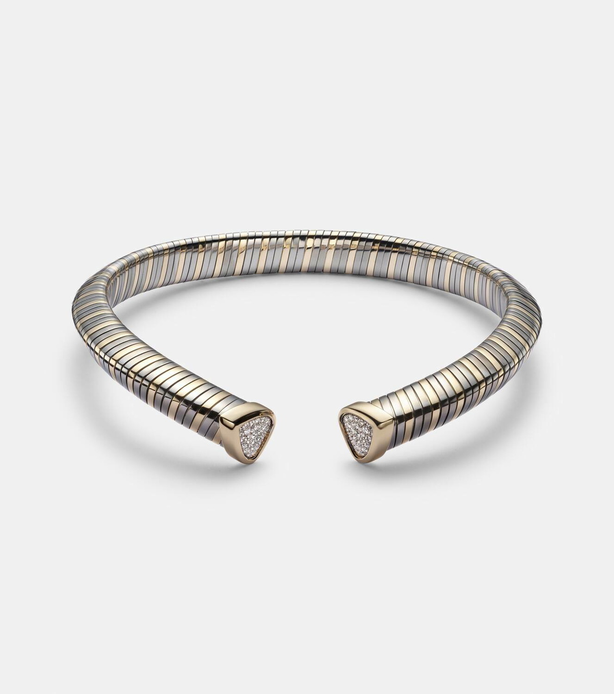 Marina B Trisola 18kt gold necklace with diamonds