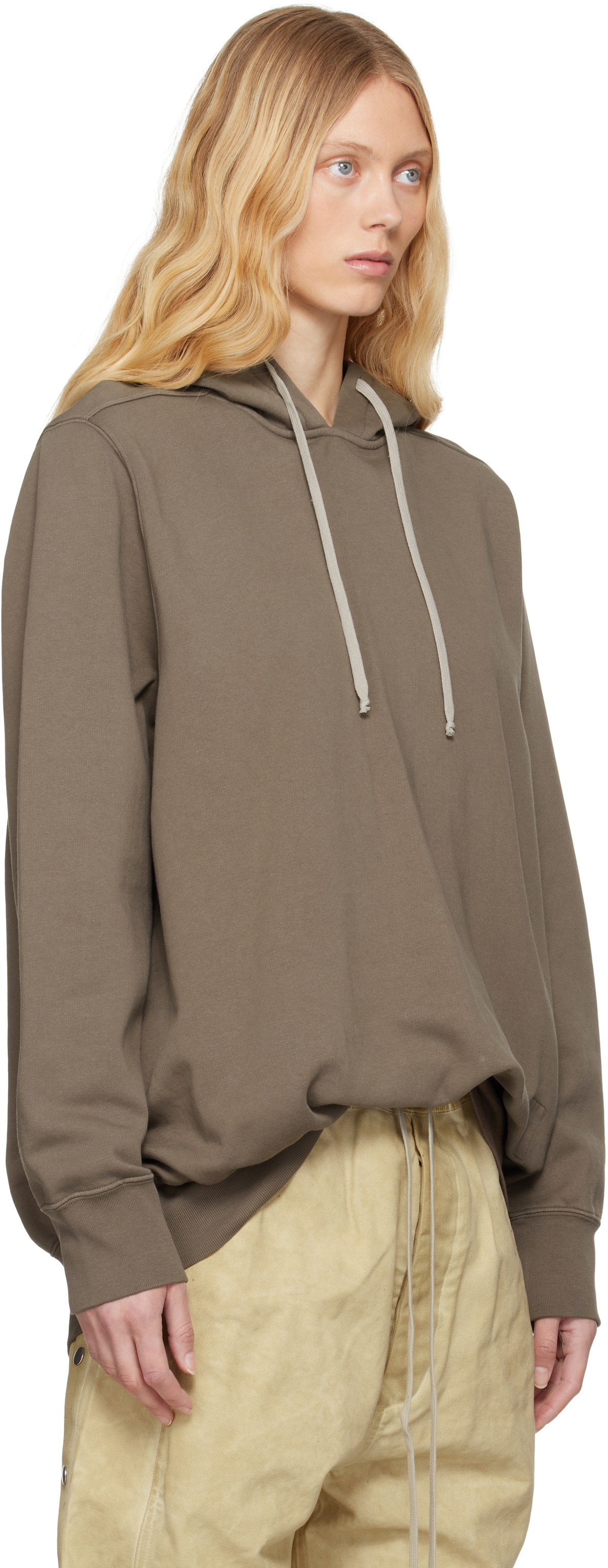 Rick Owens DRKSHDW Gray Hollywood Oversized Hoodie