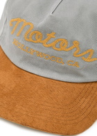 Cherry Los Angeles Motors 5 Panel Embroidered Cotton cap - Charcoal - One Size