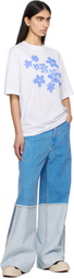 Marni Blue Wide Leg Jeans