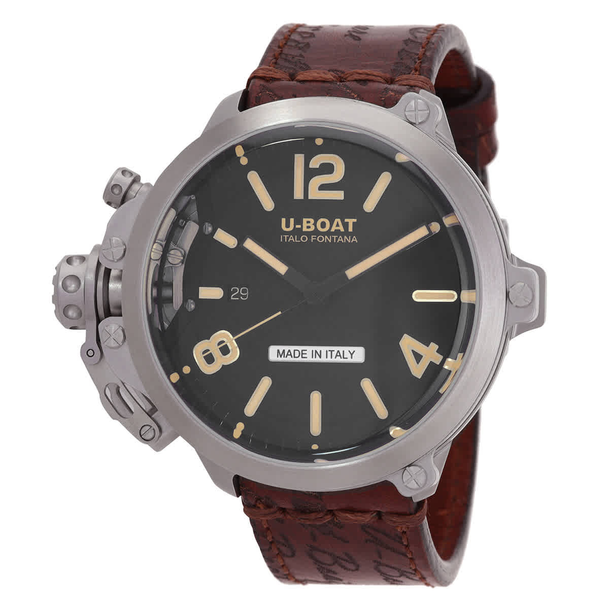 U-Boat Capsule Automatic Black Dial Mens Watch 8807