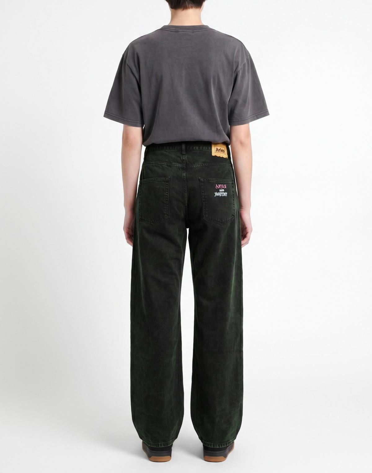 Aries Womens Jeans in Dark green