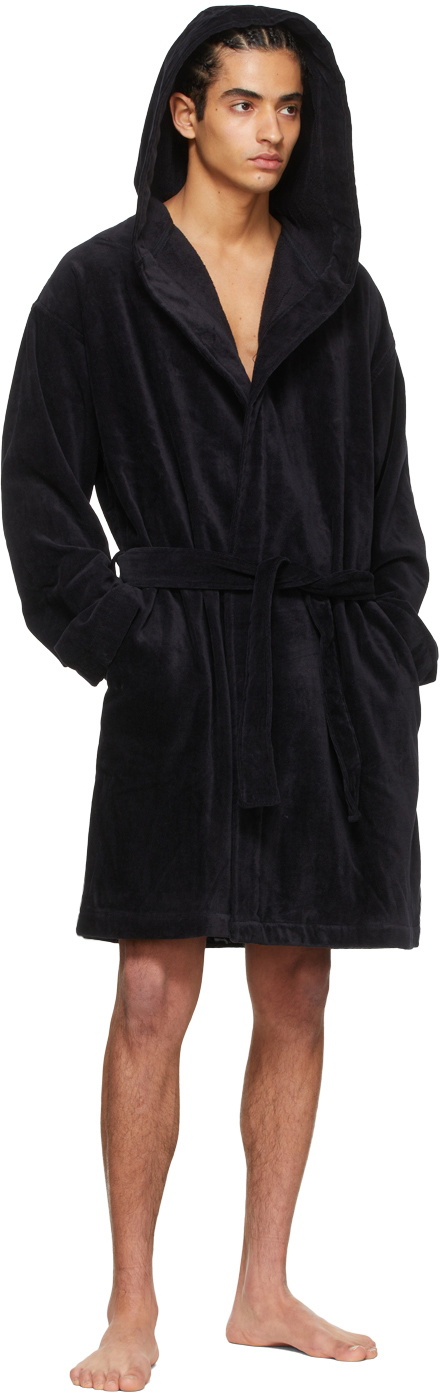 Ye Robe Y-3 Black Cotton Robe Y-3