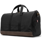 Thom Browne - Suede-Trimmed Canvas Holdall - Black