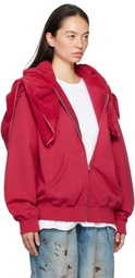 doublet Red Onsen Towel Hoodie