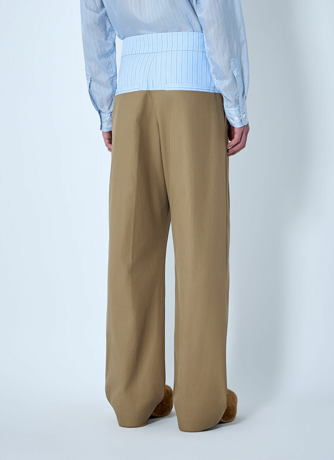 Dries Van Noten Wide-Leg Trousers with Elasticated Waistband