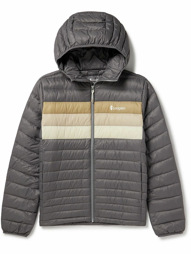 Photo: Cotopaxi - Fuego Quilted Ripstop Hooded Down Jacket - Gray