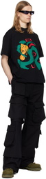 SPENCER BADU Black Drum Oversized T-shirt