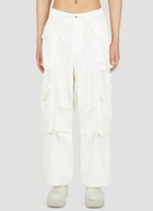 Gocar Cargo Pants in White