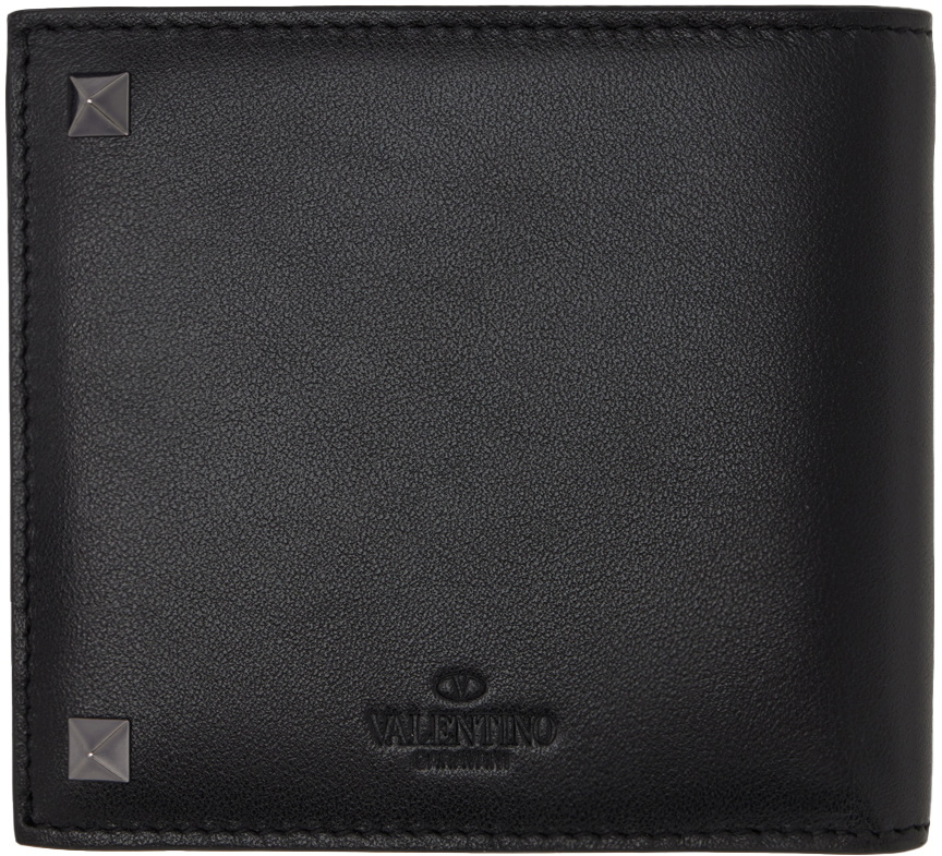 Valentino Garavani Black Rockstud Wallet