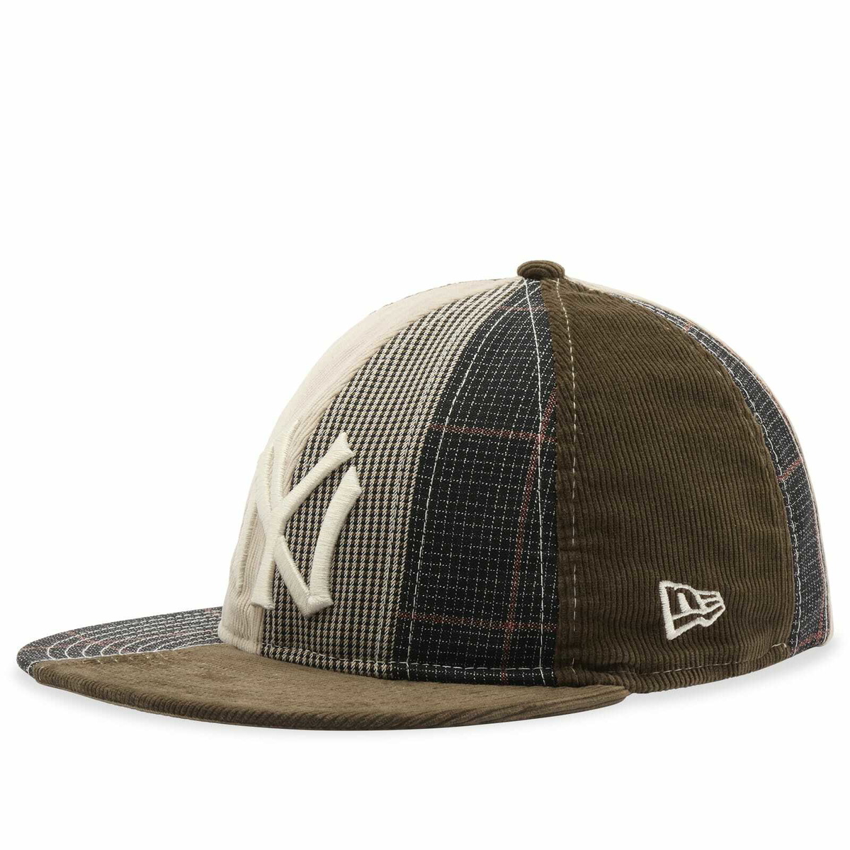 New Era New York Yankees Patchwork 9Fifty Cap in Brown