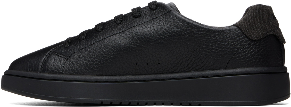 Hugo Black Leather Sneakers