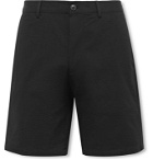 Club Monaco - Maddox Cotton-Seersucker Shorts - Black
