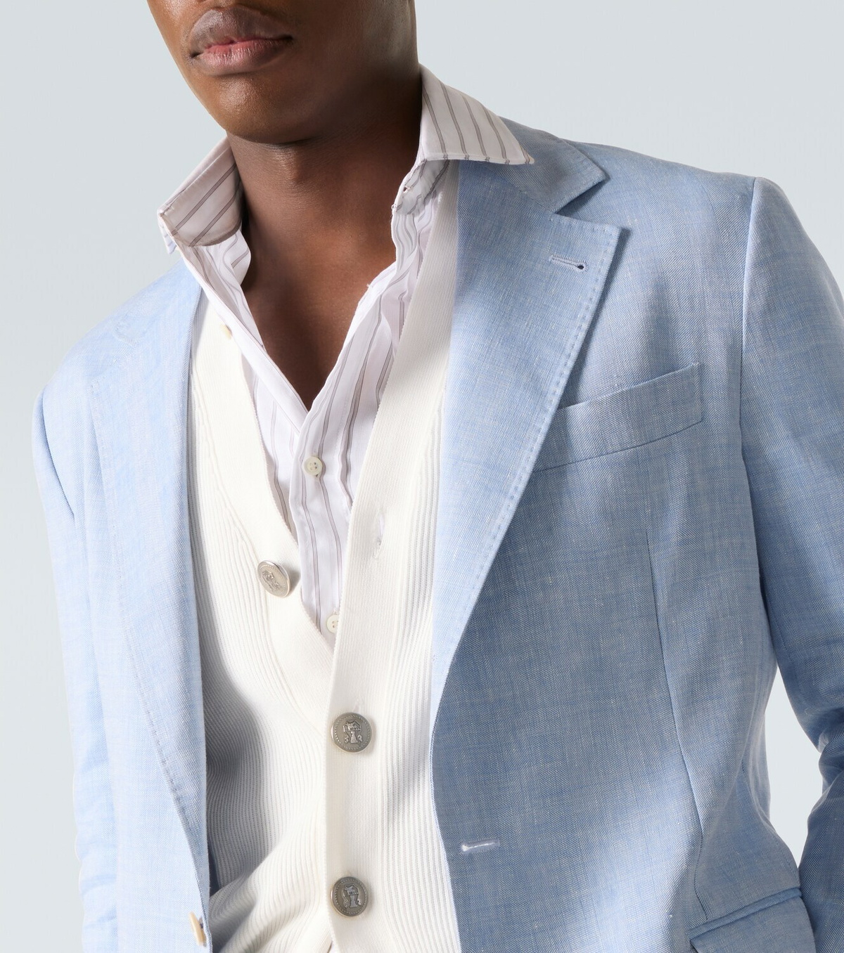 Brunello Cucinelli Linen and wool blazer