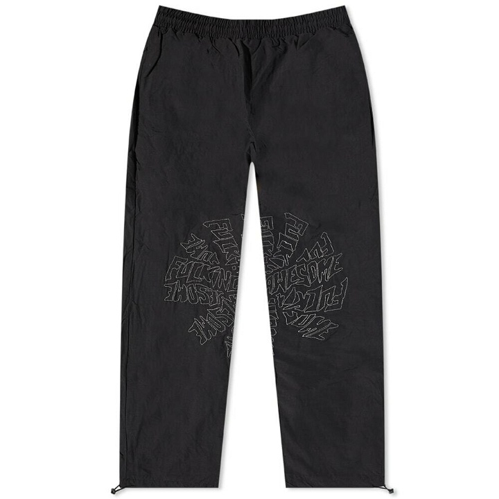 Photo: Fucking Awesome Men's Spiral Track Pant in Black