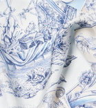 Ferragamo Printed silk scarf