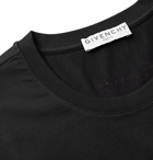 Givenchy - Embellished Logo-Print Cotton-Jersey T-Shirt - Black