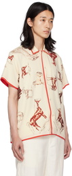 Bode Off-White Equine Shirt