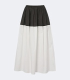 Proenza Schouler White Label Nyla cotton poplin midi skirt