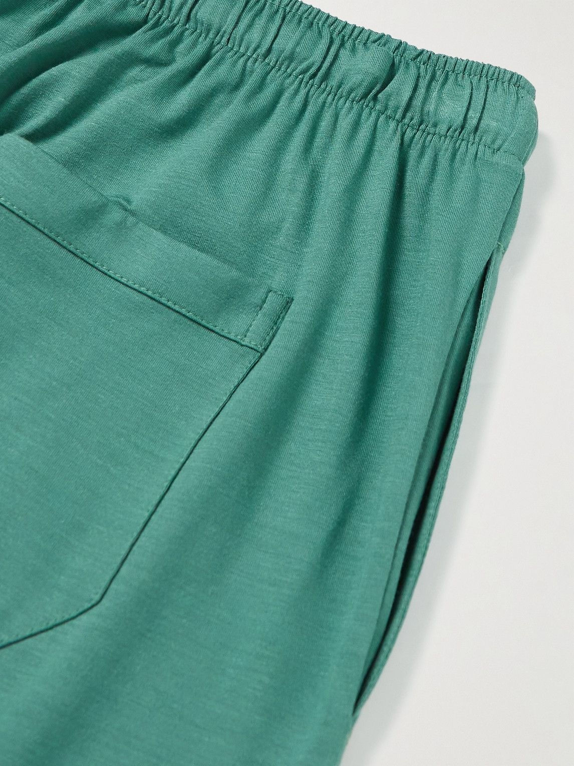 Derek Rose - Basel Stretch Micro Modal Jersey Pyjama Trousers - Green ...