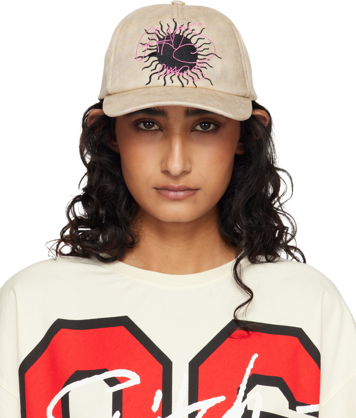 Photo: Vivienne Westwood Beige Marble Denim Baseball Cap
