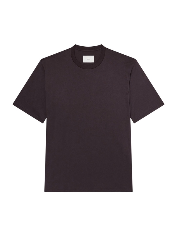 Photo: ssstein - Suvin Cotton-Jersey T-Shirt - Brown