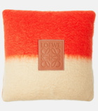 Loewe Anagram striped wool-blend cushion