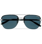 Montblanc - Aviator-Style Metal Sunglasses - Blue