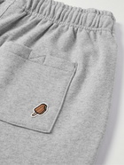 ICECREAM - Tapered Logo-Print Cotton-Jersey Sweatpants - Gray