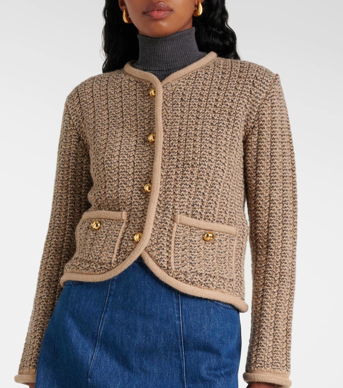 Patou Wool and alpaca cardigan