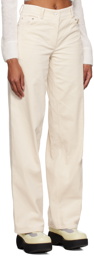 System Off-White Corduroy Trousers