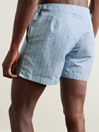 Orlebar Brown - Setter Straight-Leg Mid-Length Printed Swim Shorts - Blue