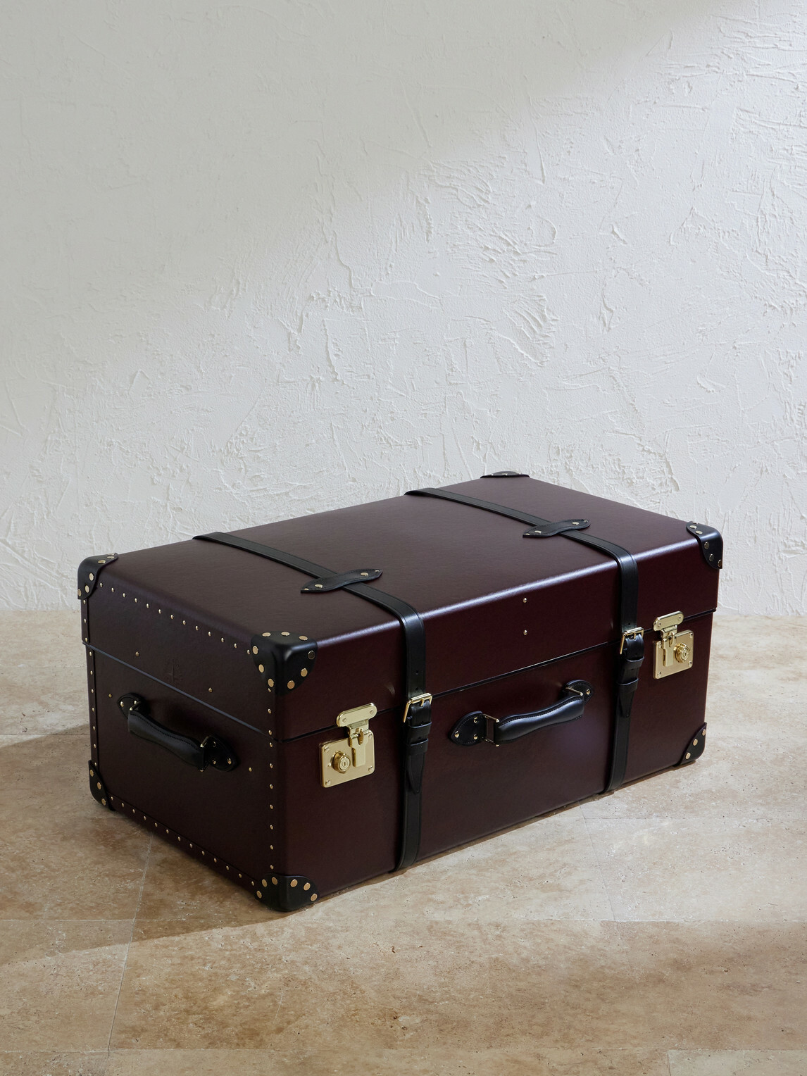 Globe-Trotter - Steamer Leather Home Trunk