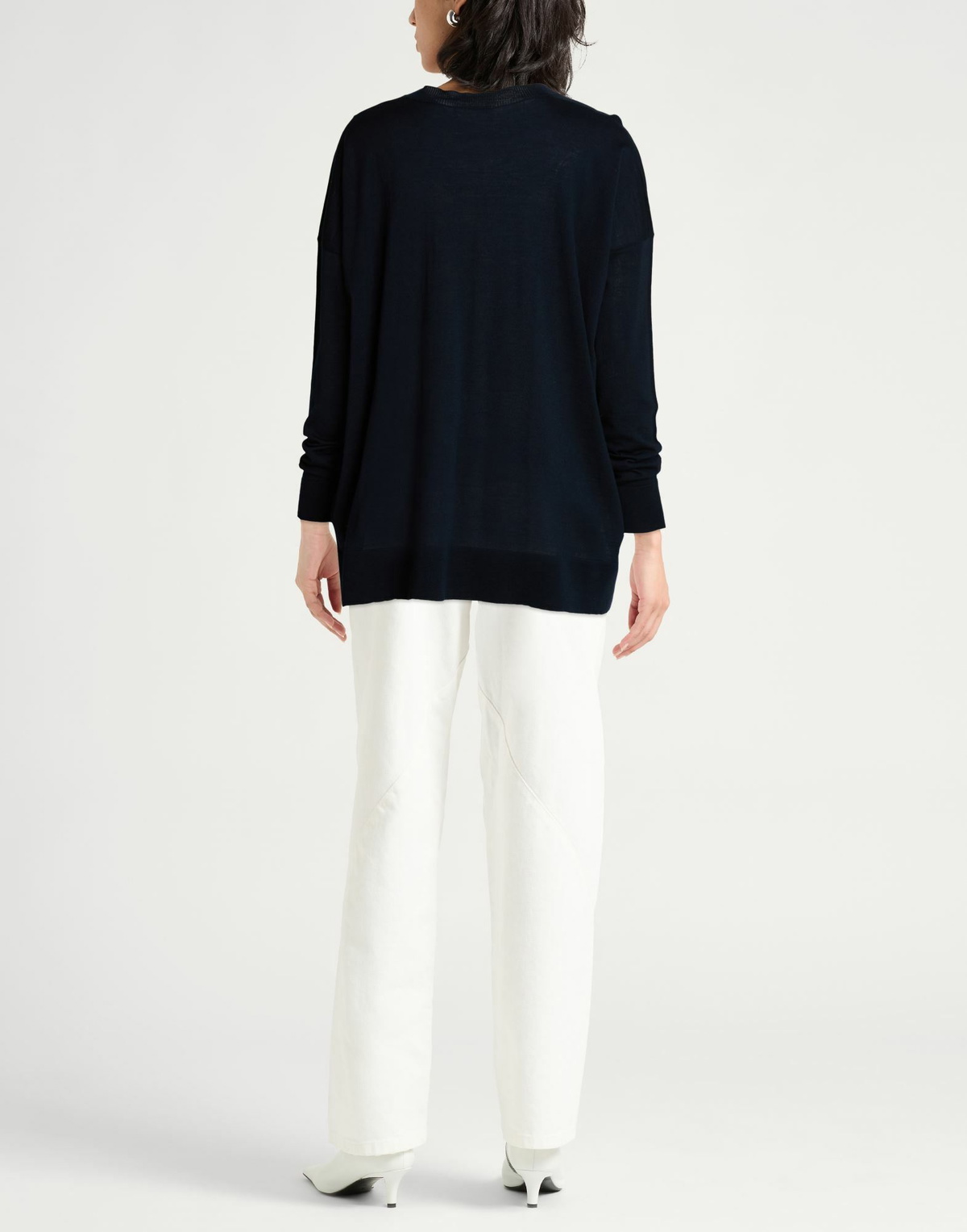 Roberto Collina Womens Sweater Midnight in Blue