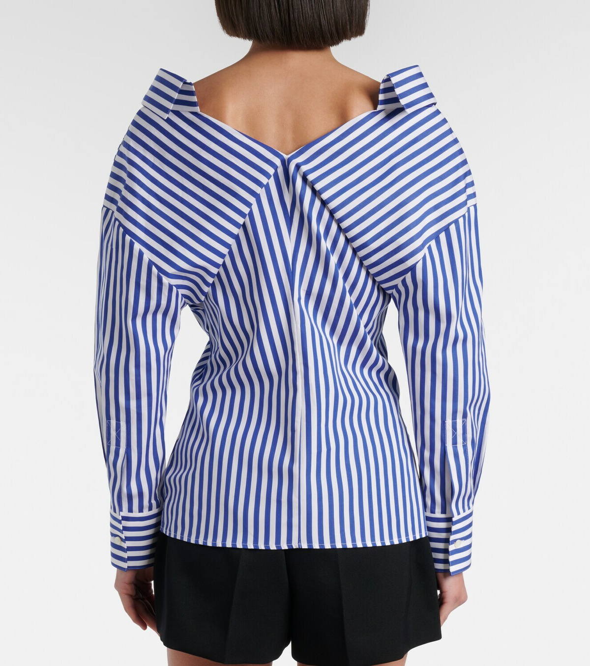 Givenchy Striped cotton poplin blouse
