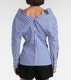 Givenchy Striped cotton poplin blouse