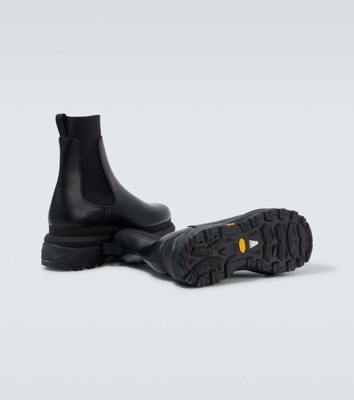 【Sacai】 23AW Chelsea Boots サイズ40 Sacai Leather Chelsea boots Sacai