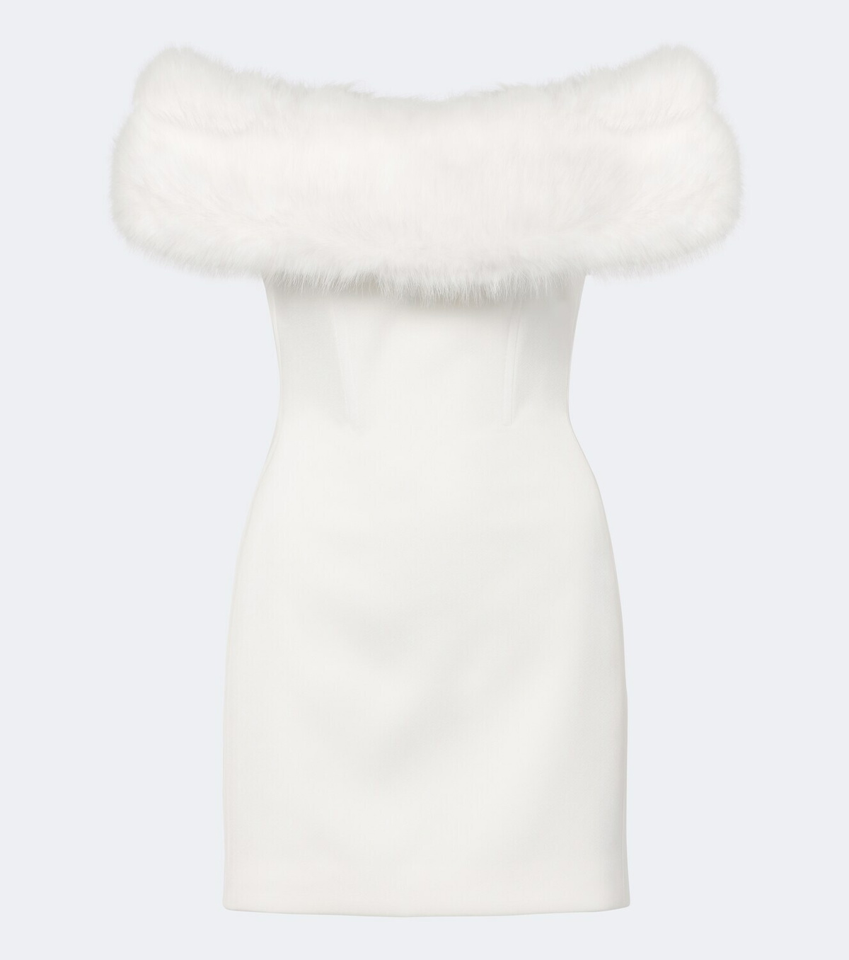 David Koma Strapless bustier minidress