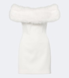David Koma Strapless bustier minidress