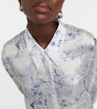 Khaite Minta printed shirt