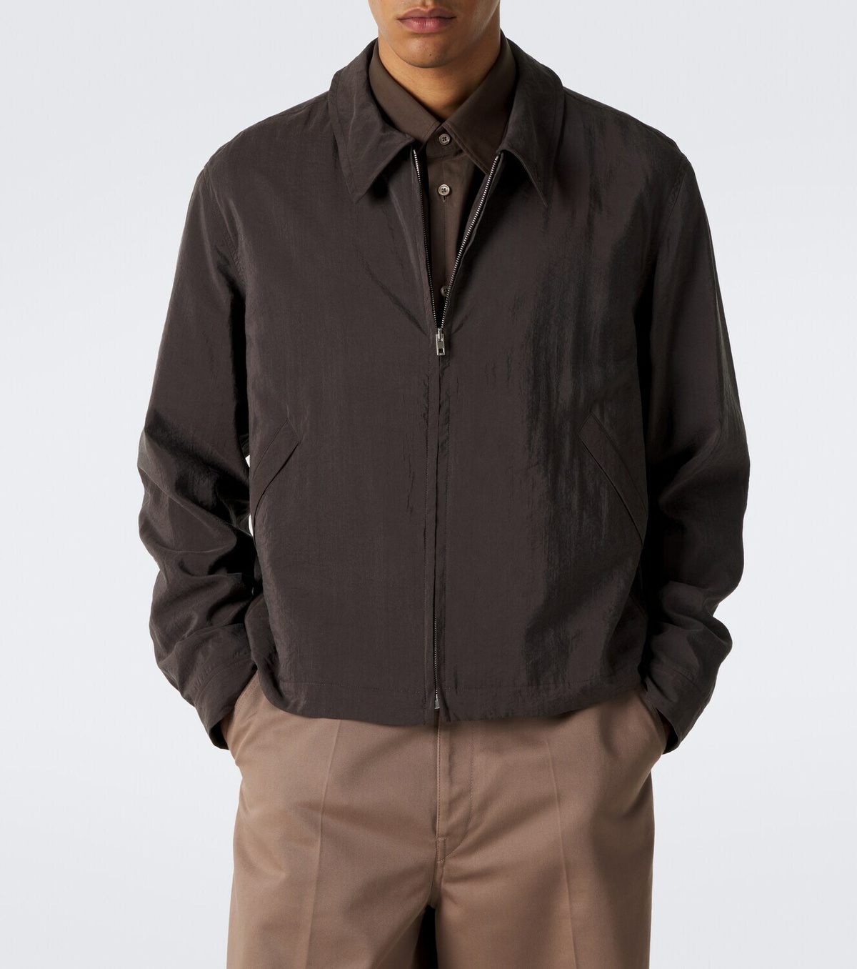 Lemaire Silk-blend blouson jacket